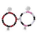 Par De Pulseras Magnéticas De Araña Roja Y Negra Ghz